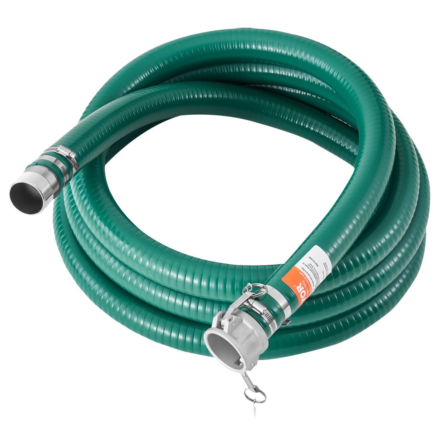 Suction Hose Kit For WaterPump 2 In X 20 Ft Green 50 Ft Blue Hoses Trendsi
