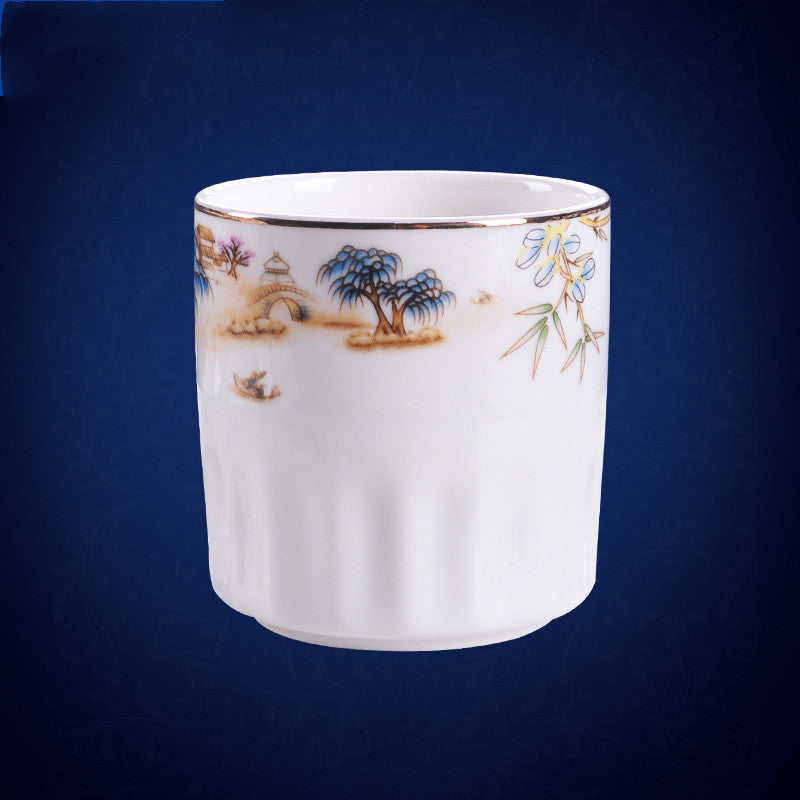 New Chinese Style Hotel Table Ceramic Dining Restaurant Kitchen Plate Trendsi