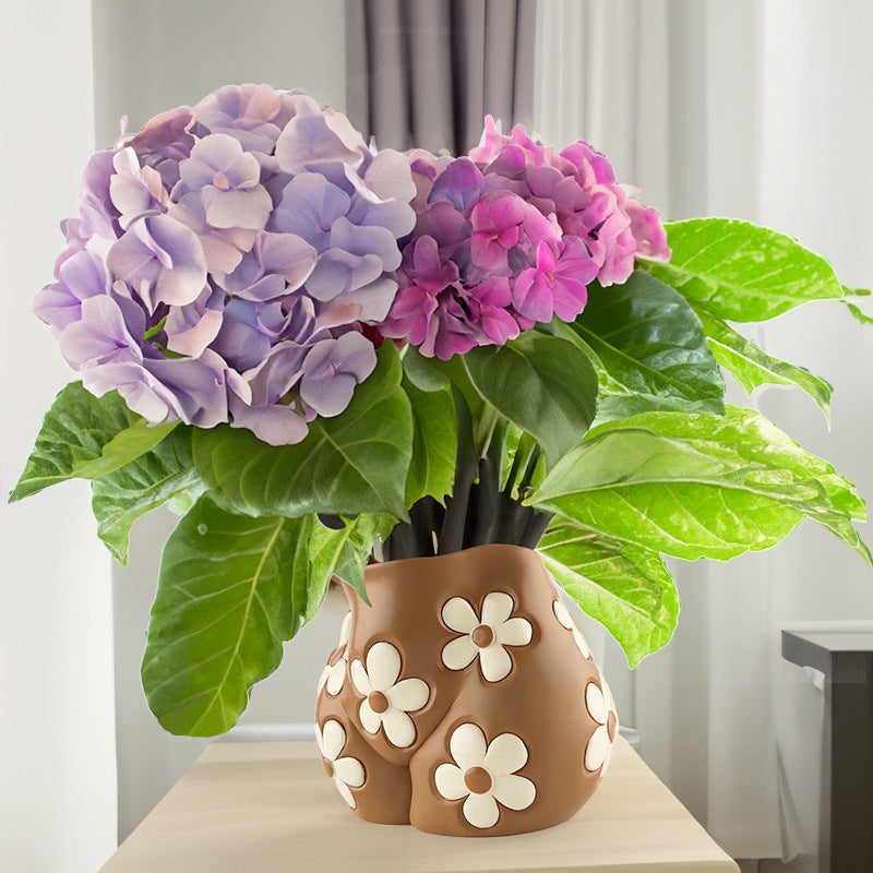 Creative Resin Body Art Flowerpot Home Home Decor Trendsi