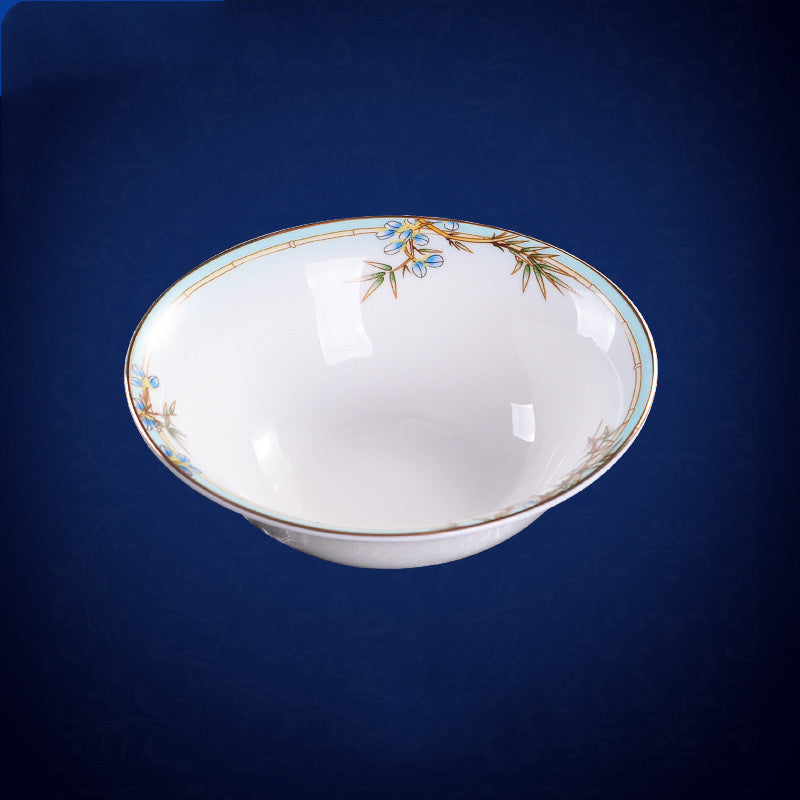 New Chinese Style Hotel Table Ceramic Dining Restaurant Kitchen Plate Trendsi