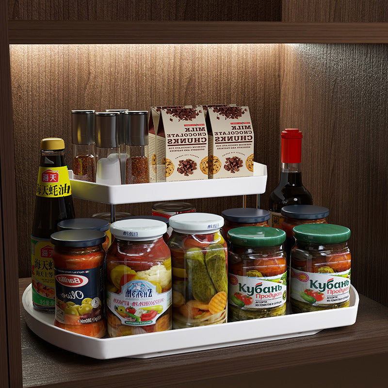 Kitchen Refrigerator Rotating Dining Tray Refrigerated Drinks Trendsi