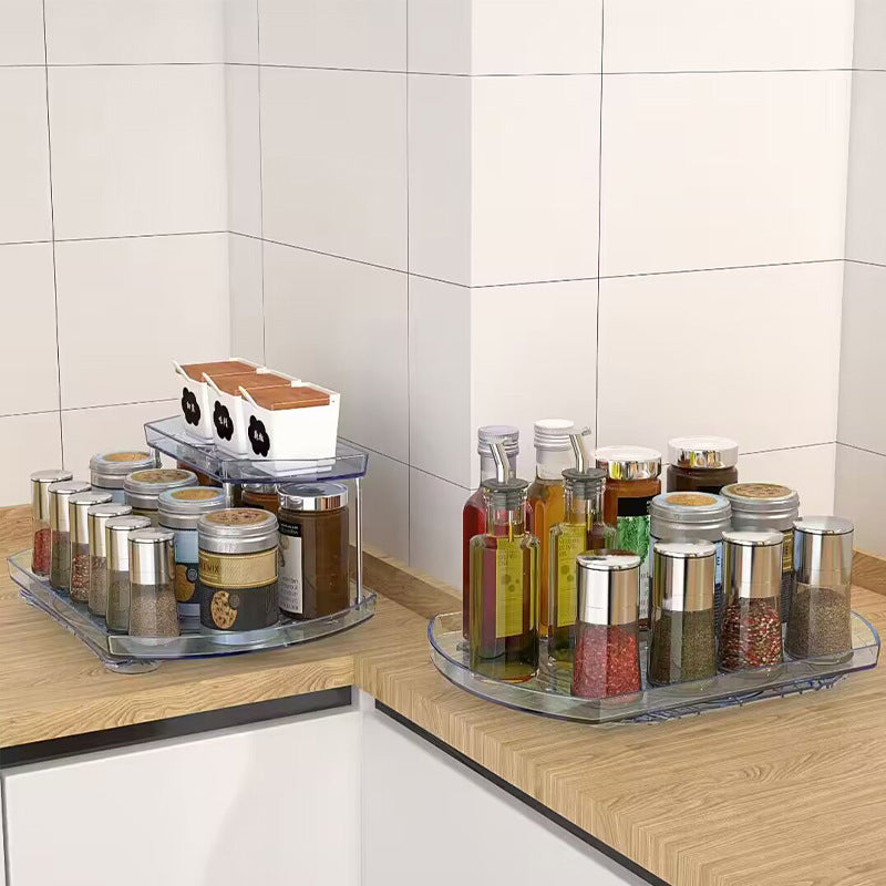 Kitchen Refrigerator Rotating Dining Tray Refrigerated Drinks Trendsi