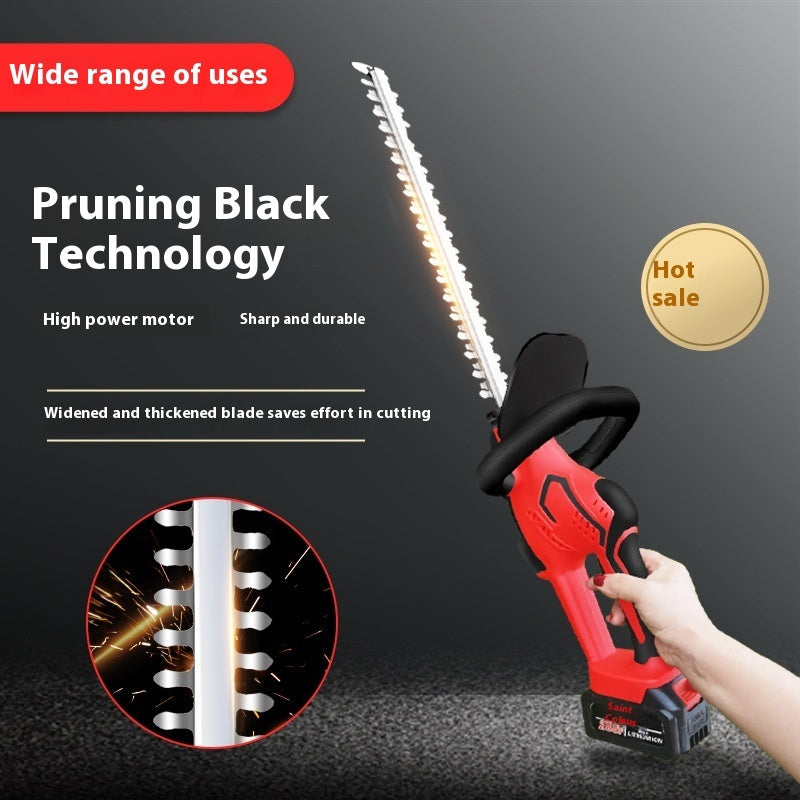 Electric Hedge Trimmer Portable Rechargeable Gardening Pruning Machine Trendsi