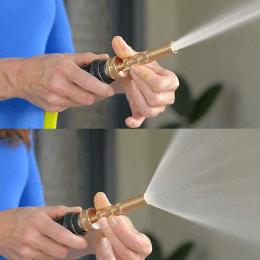 Stainless Steel Garden Hose With Brass Garden Hose Nozzle Trendsi