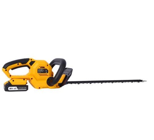20V Cordless Hedge Trimmer, 22 Inch Steel Blade, Shock-absorbing, Including Battery And Charger Trendsi
