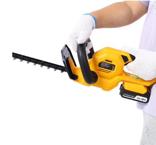 20V Cordless Hedge Trimmer, 22 Inch Steel Blade, Shock-absorbing, Including Battery And Charger Trendsi