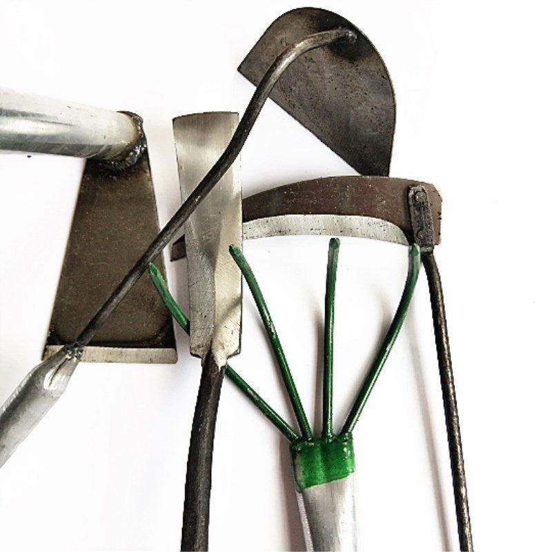 Small Sickle Four-tooth Rake Shovel Hoe Garden Tool Set Garden Farm Tool Sickle Trendsi