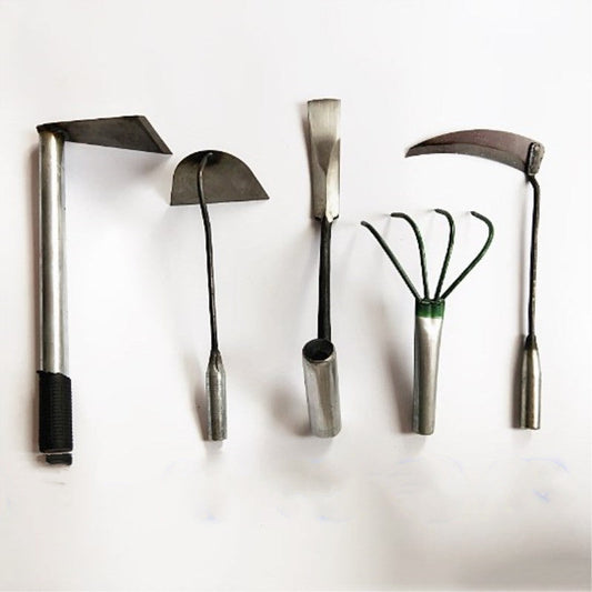 Small Sickle Four-tooth Rake Shovel Hoe Garden Tool Set Garden Farm Tool Sickle Trendsi