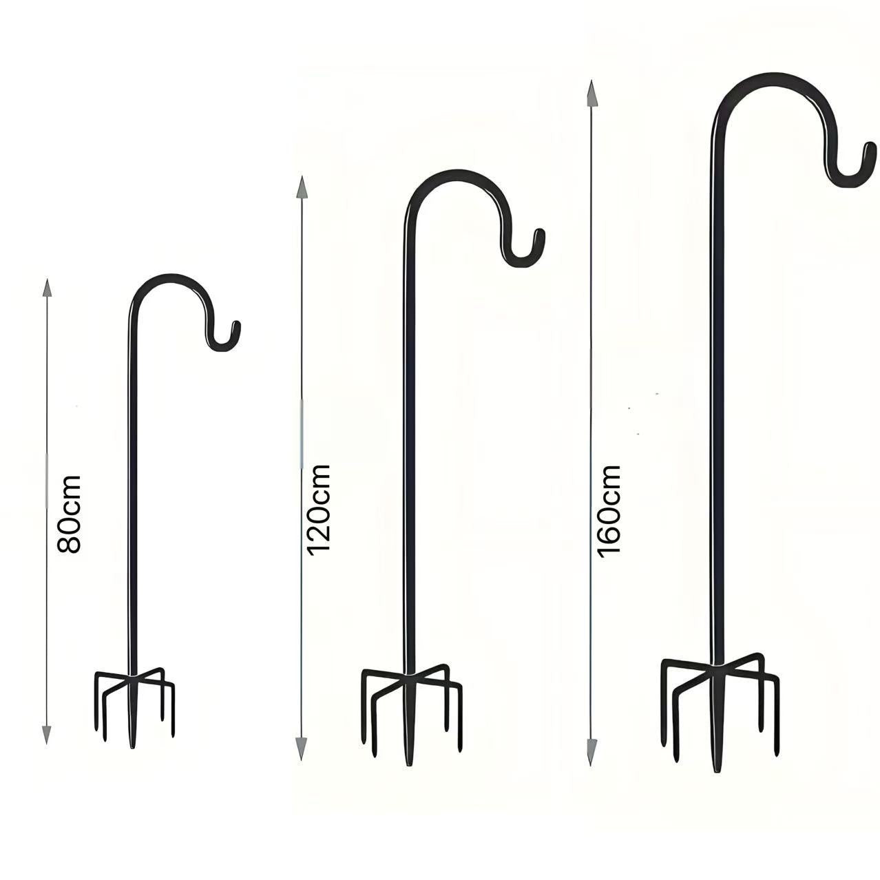 Garden Lamp Outdoor Garden Anti-rust Floor Outlet Hook Rod Trendsi